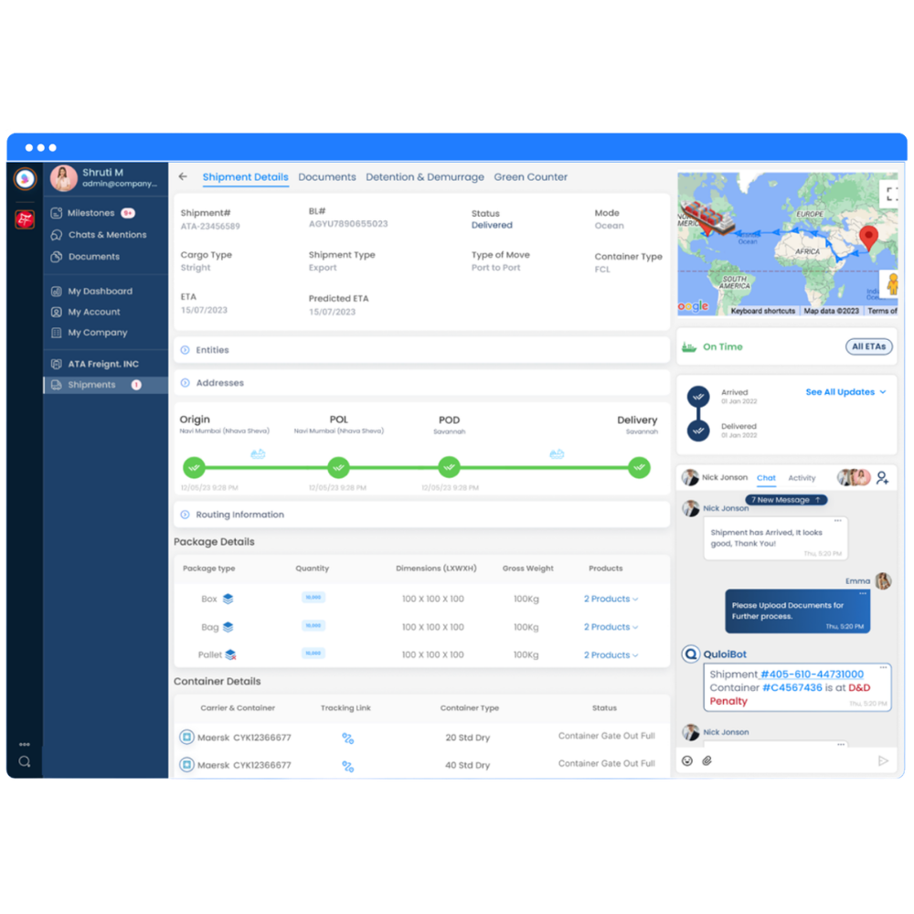 Omni Connect - Shipment Tracking